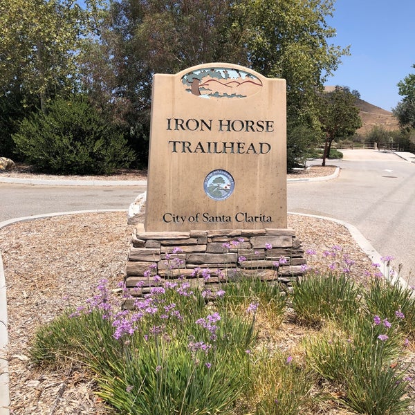 Iron Horse Trailhead Bridge in Valencia
