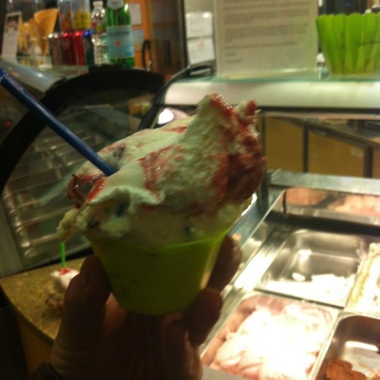Photo taken at Amore Gelato &amp; Crepes by Stephanie H. on 1/19/2013