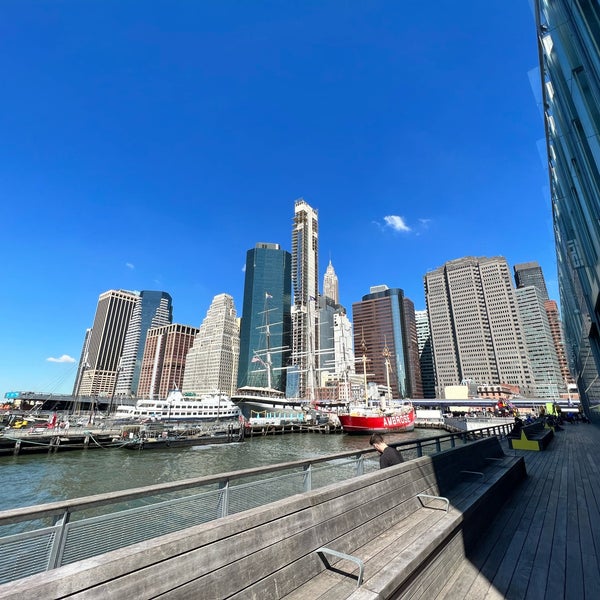 Photo taken at South Street Seaport by Anne C. on 6/29/2022