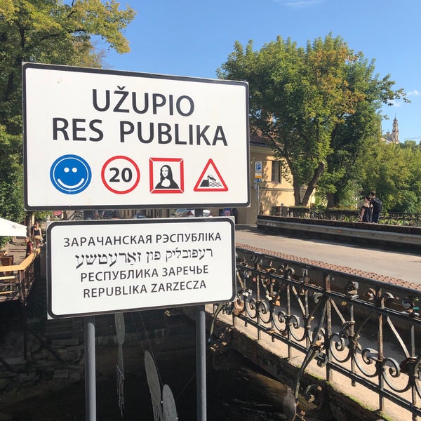 Foto tomada en Užupio tiltas | Užupis bridge  por Onur O. el 8/11/2019