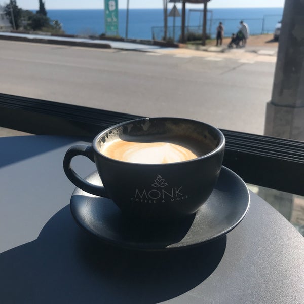 Photo taken at Monk Coffee &amp; More by İlhan B. on 2/17/2020