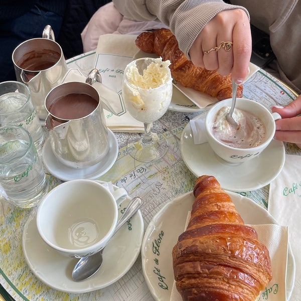 Photo taken at Café de Flore by Aliii on 3/29/2024