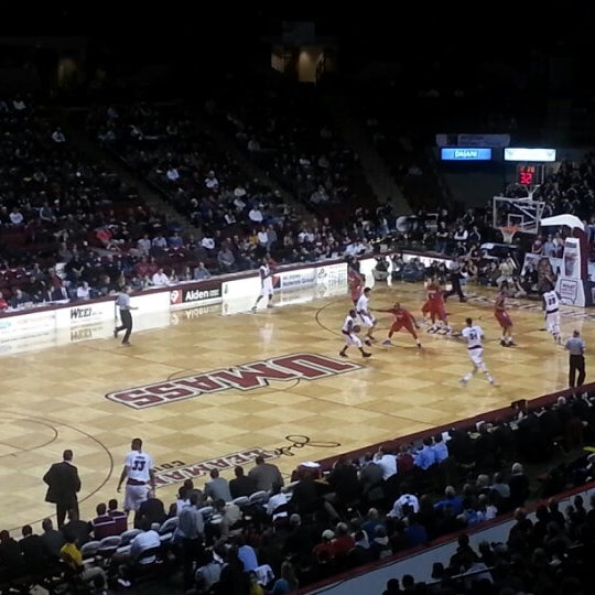 Photo taken at Mullins Center by A D. on 2/23/2013