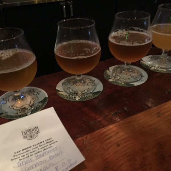 Photo taken at Stone Brewing Tap Room by dunya d. on 9/23/2019