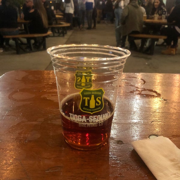 Photo taken at Tioga-Sequoia Brewing Company by isaac g. on 10/13/2019