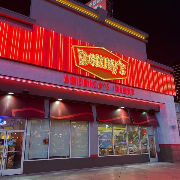 Las Vegas, NV, USA – June 7, 2021: Exterior view of Denny's