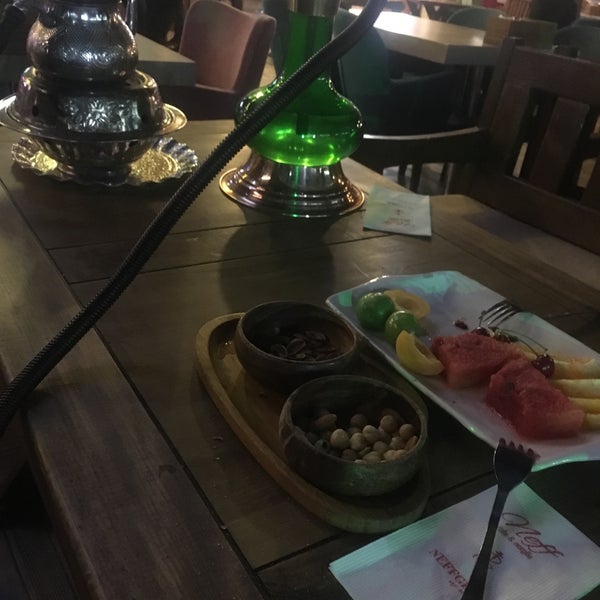 Photo taken at Neff Cafe &amp; Nargile by Mücahit S. on 5/28/2019