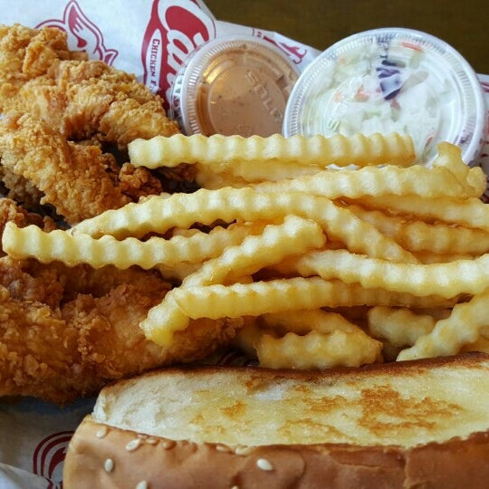 Photo taken at Raising Cane&#39;s Chicken Fingers by Joe P. on 10/27/2015