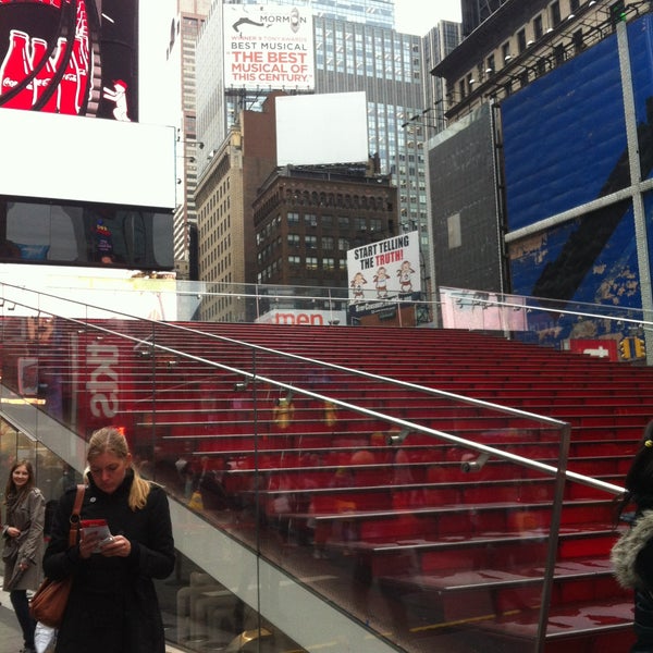 List 100+ Images what are the red stairs in times square Stunning