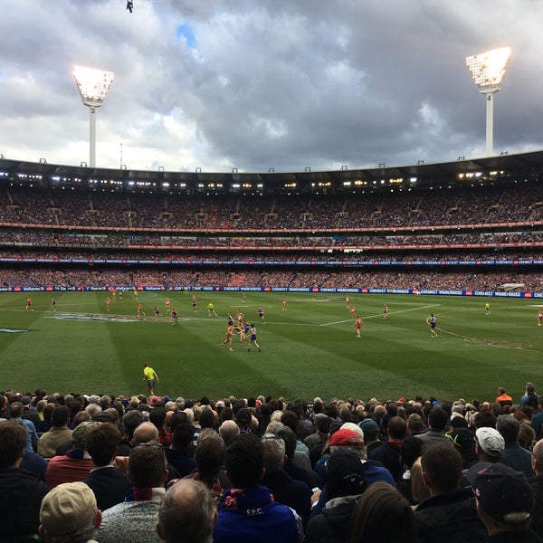 10/1/2016 tarihinde Paul W.ziyaretçi tarafından Melbourne Cricket Ground (MCG)'de çekilen fotoğraf