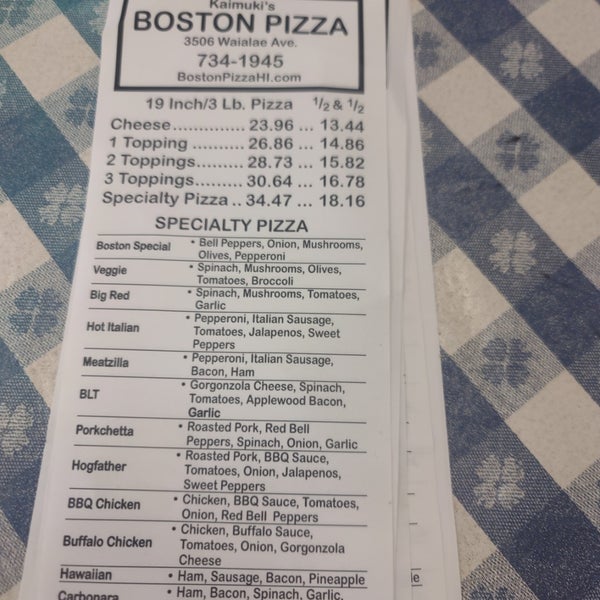 Photo prise au Kaimuki&#39;s Boston Style Pizza par Harry C. le3/29/2023
