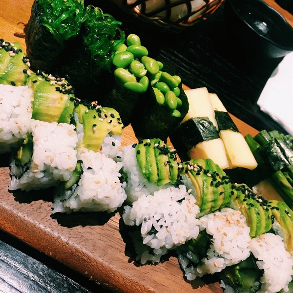 Photo taken at Sushi Planet by Jacqui R. on 4/20/2018