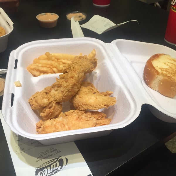 Photo taken at Raising Cane&#39;s Chicken Fingers by Courtney T. on 6/30/2017