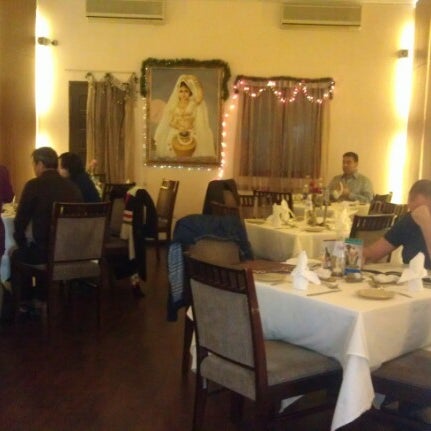 Photo taken at Khazaana Indian Restaurant by Kaustubh Mani T. on 1/7/2013