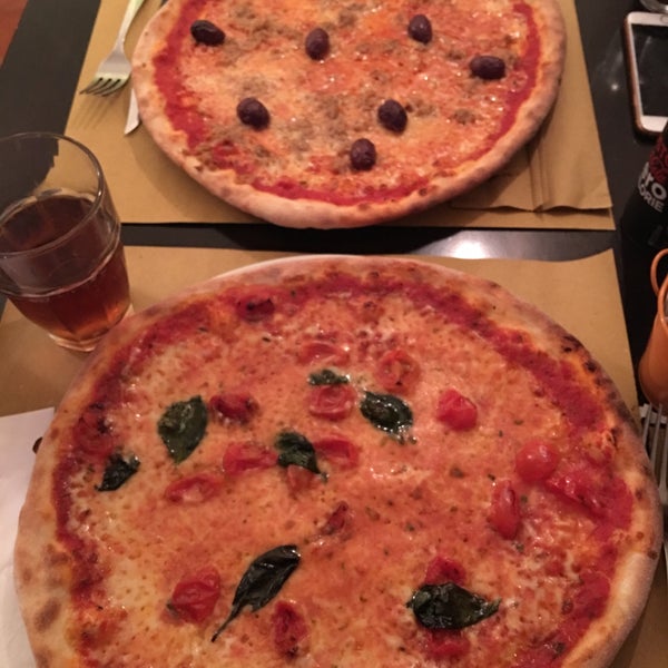 Photo taken at Pizzeria - Cicchetteria &quot;Alla Strega&quot; by Selin G. on 6/11/2016