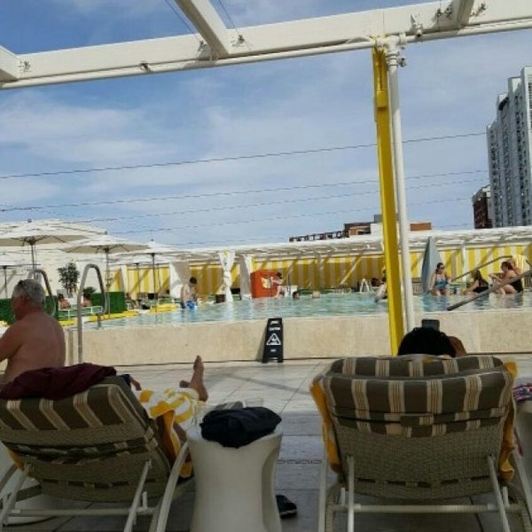 Photo taken at Picnic Pool at Downtown Grand by steve m. on 4/21/2016