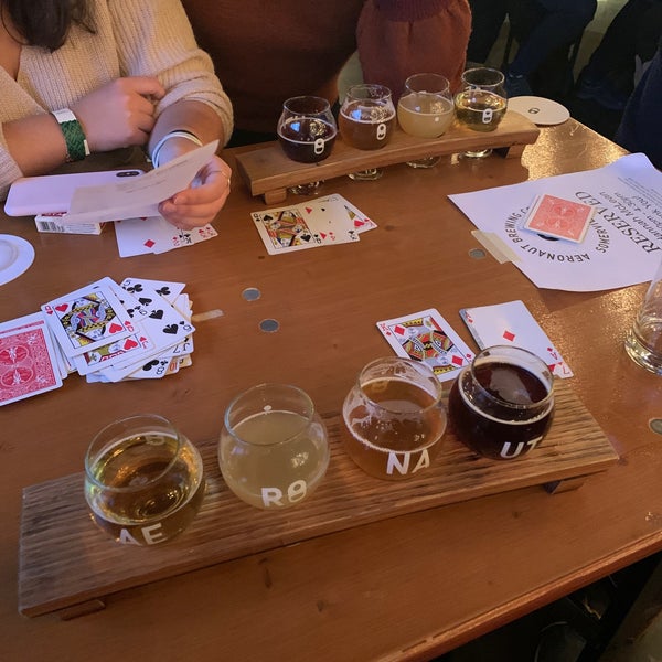 Photo taken at Aeronaut Brewing Company by Molly S. on 1/18/2020