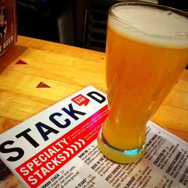 Photo taken at Stack&#39;d Burger Bar by darby r. on 9/22/2018