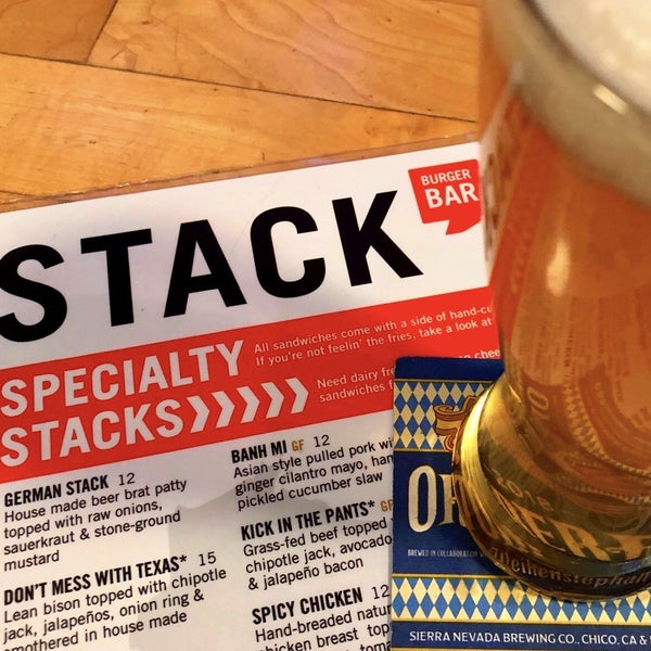 Photo taken at Stack&#39;d Burger Bar by darby r. on 12/22/2018