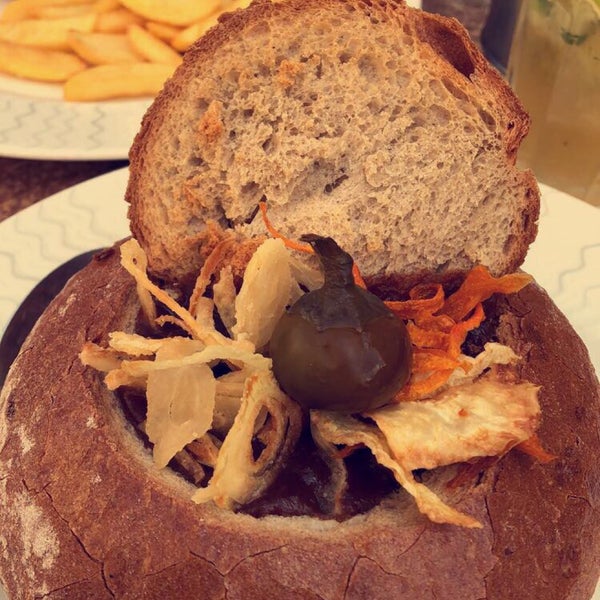 By far the best Czech restaurant I’ve had an authentic meal in! Their goulash is hearty, delicious and out of this world! Burger had a unique sauce that I couldn’t place a finger on. Mojitos win!