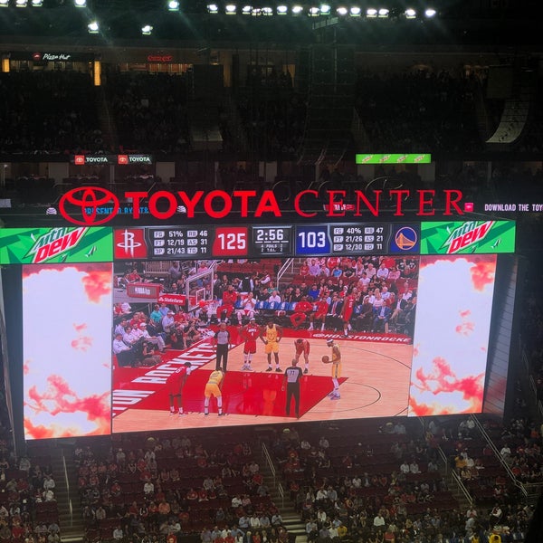Toyota Center Scoreboard