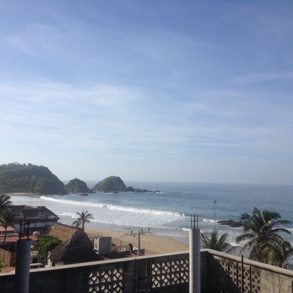 Photo taken at Zipolite by Ollin D. on 7/11/2018