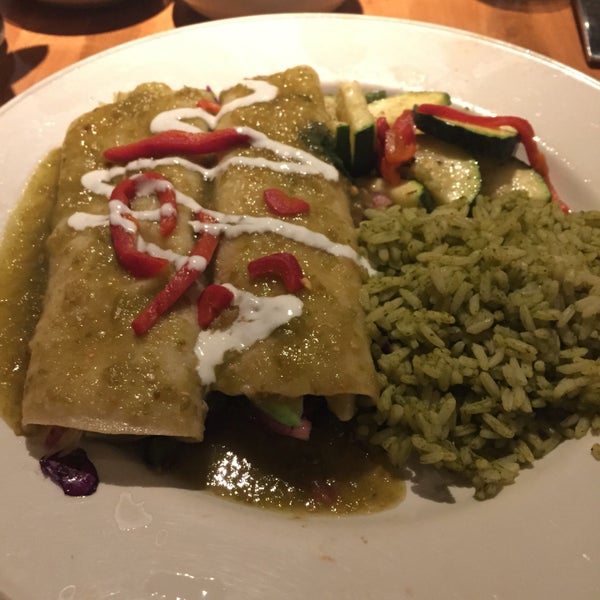 i normally like to eat enchiladas when i go to a mexican resto. this one was too spicy so the waiter changed it & the replacement was better but not really that good & i got charged for 2!!
