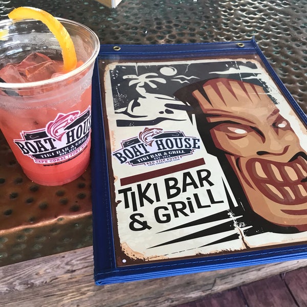 Photo taken at Boat House Tiki Bar &amp; Grill by Brian R. on 4/6/2019