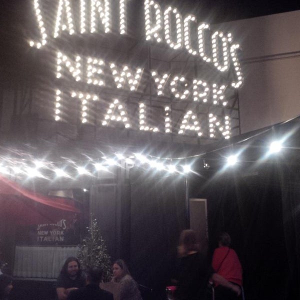 Photo taken at Saint Rocco&#39;s New York Italian by David F. on 10/30/2015
