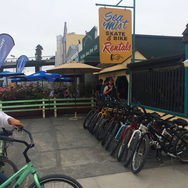 Photo taken at Sea Mist Skate &amp; Bike Rentals by Candy R. on 7/16/2014