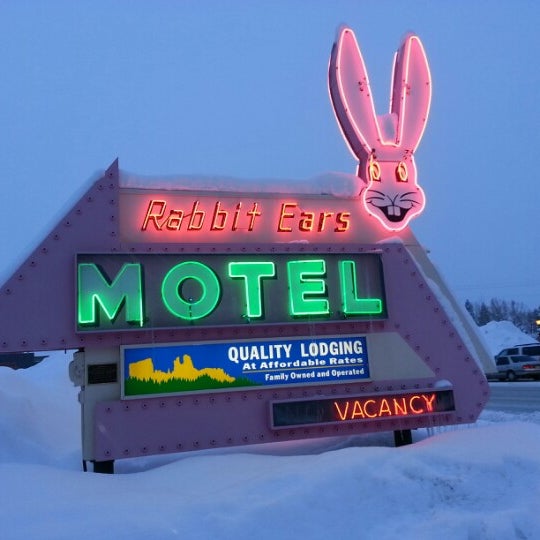 Photo taken at Rabbit Ears Motel by Michael C. on 12/27/2012