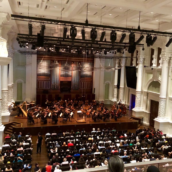 Photo taken at Victoria Concert Hall - Home of the SSO by Janie C. on 3/8/2018