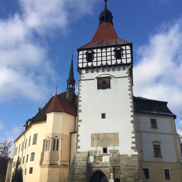Photo taken at Blatna Castle by Eliška M. on 12/29/2017