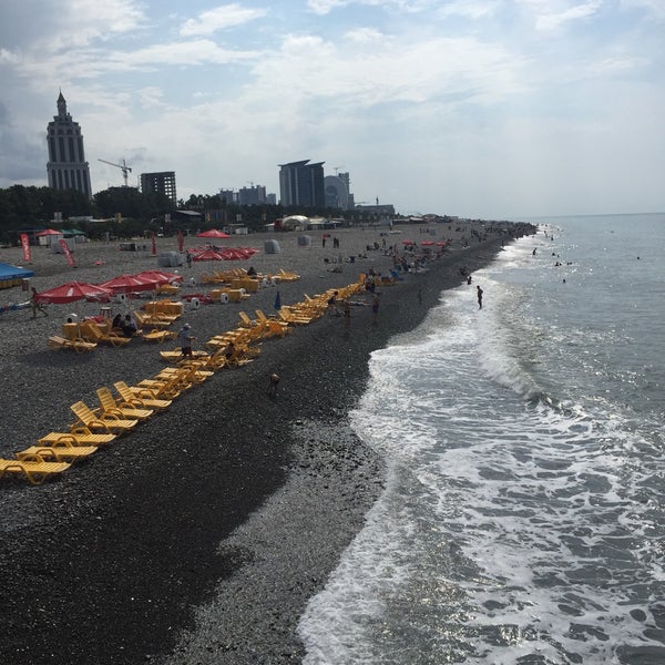 Photo taken at Pier Batumi by Nusret G. on 9/7/2018