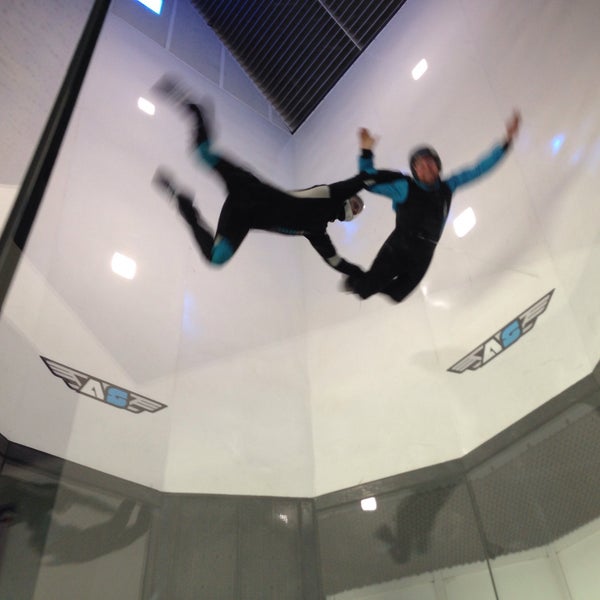 Photo taken at Airspace Indoor Skydiving by Giulia T. on 2/27/2015