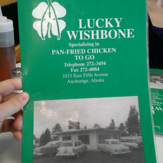 Photo taken at Lucky Wishbone by Chris S. on 12/26/2012