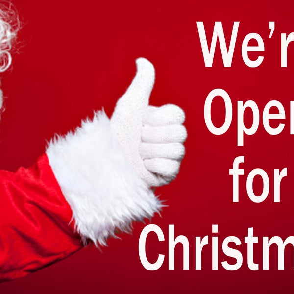 Open On Christmas Day 11Am to 10Pm