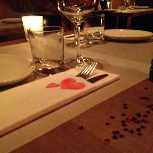 Photo taken at MIURA Tapas-Bar &amp; Restaurant by Cristina G. on 2/14/2014