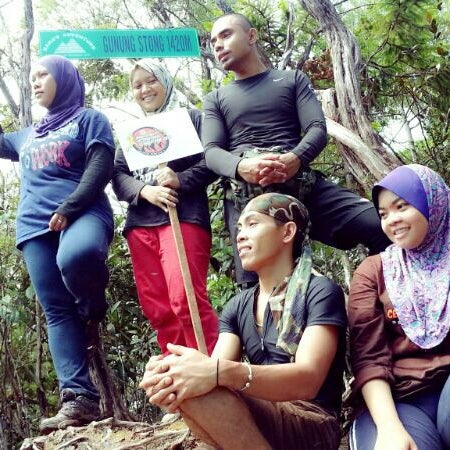 Photo taken at Gunung Stong by Aisyah R. on 6/30/2013