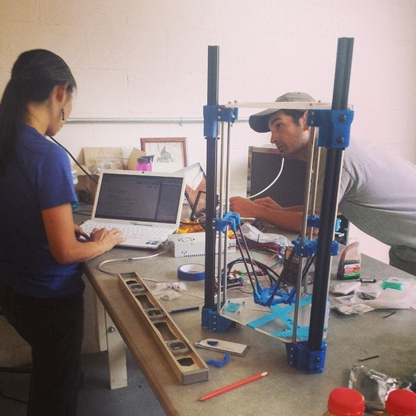 Photo taken at Port City Makerspace by Ross B. on 8/9/2014
