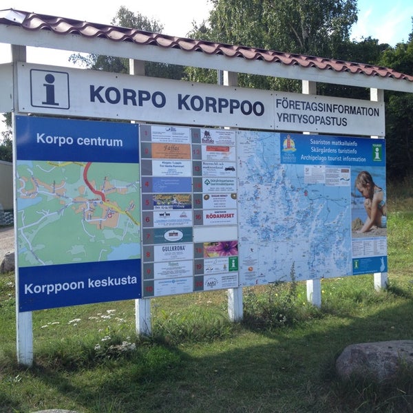 Photo taken at Korppoon Keskusta - Korpo Centrum by Janne S. on 8/11/2013