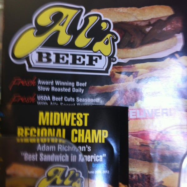 Photo taken at Al&#39;s Beef by Michael O. on 2/9/2013