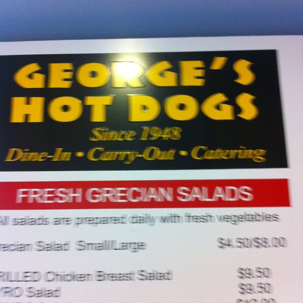 Photo taken at George&#39;s Hot Dogs by Michael O. on 12/29/2012