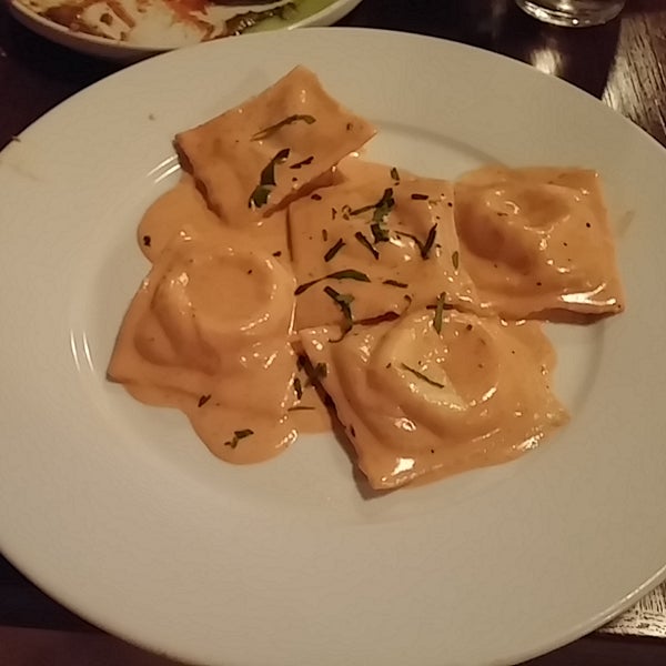 Four cheese ravioli.  That's right, 4 cheeses, but only 6 pieces per order.
