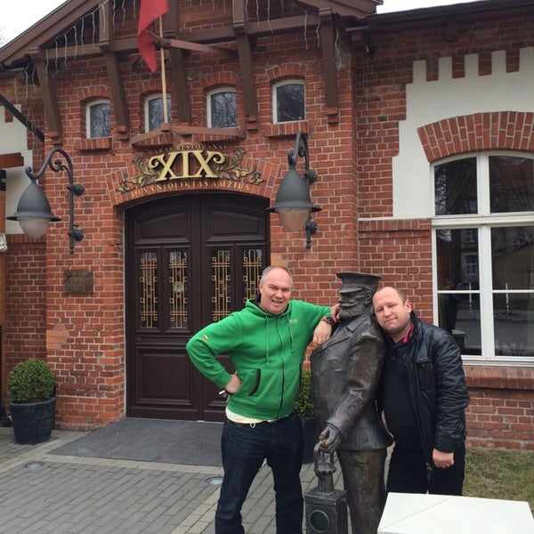 Photo taken at Restaurant XIX amžius by Алексей М. on 4/2/2014