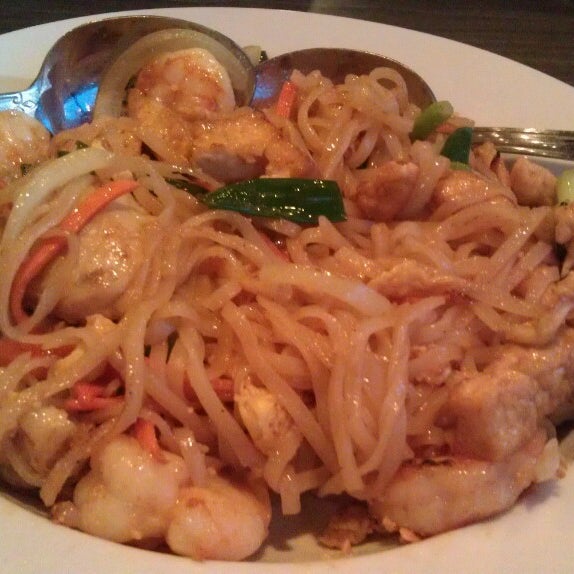 The pad Thai was really tasty