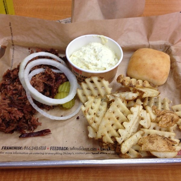 Photo taken at Dickey&#39;s Barbecue Pit by Ron P. on 7/7/2013