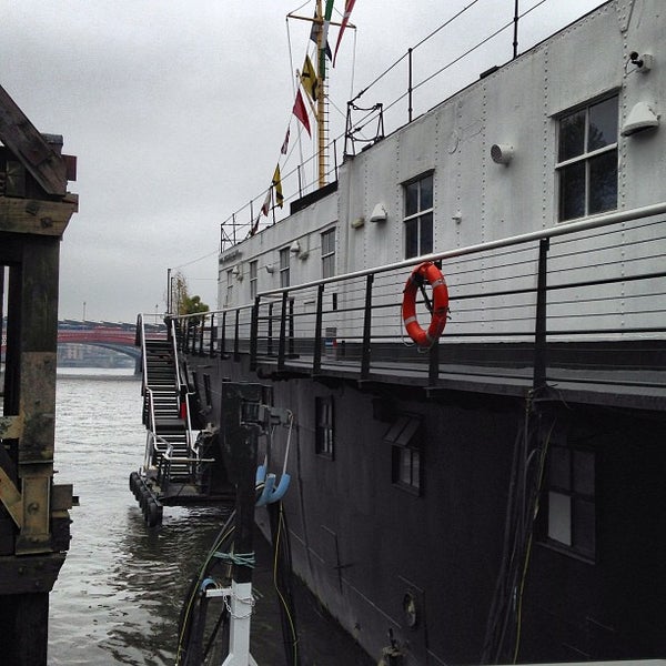 Photo taken at HMS President (1918) by Andy M. on 5/20/2013