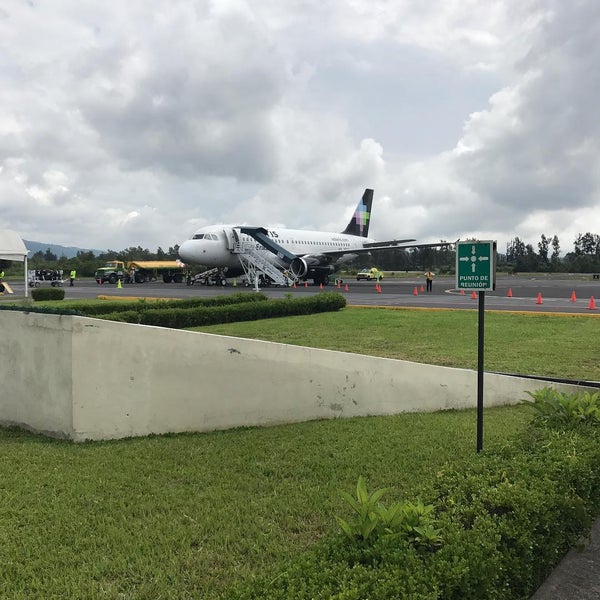 Photo taken at Aeropuerto Internacional de Uruapan (UPN) by Paco G. on 12/7/2018
