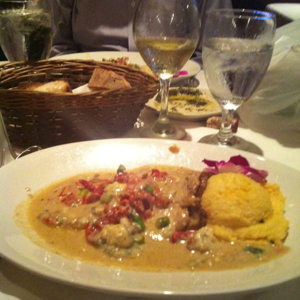 Amazing veal dish with Gorgonzola cheese sauce.